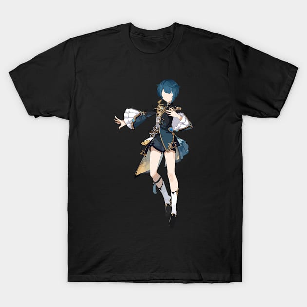 Genshin Impact Xingqiu T-Shirt by Rendigart